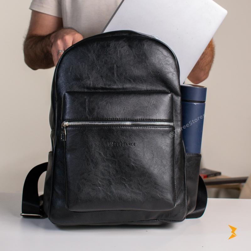 N-Elegance Sky Leather Backpack - Three