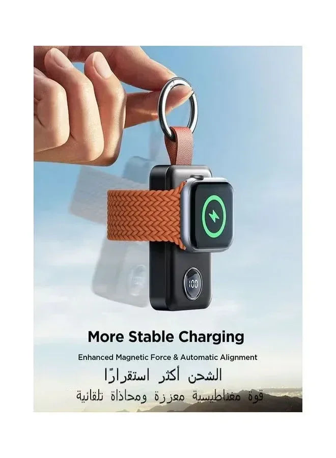 Joyroom 2000mAh Portable Watch Wireless Charger JR-WQW01 - Three