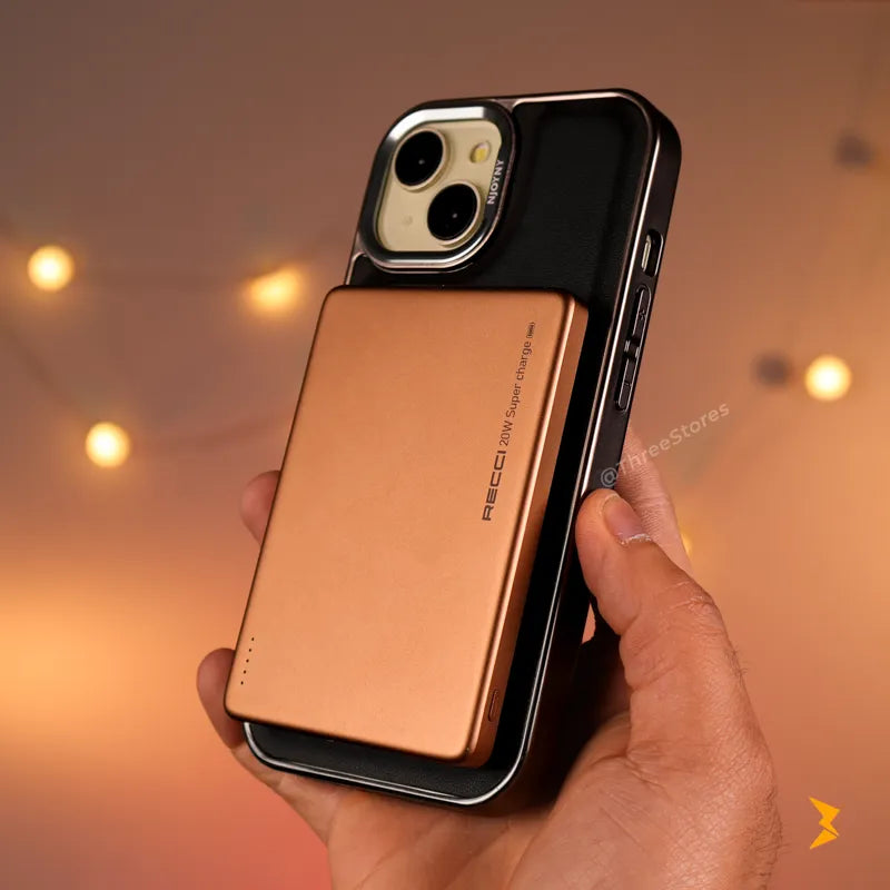 NJOYNY Leather Magsafe Case iPhone 13/14