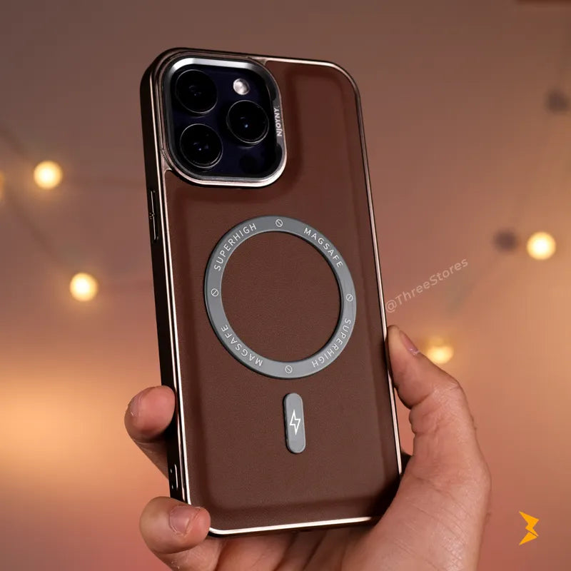 NJOYNY Leather Magsafe Case iPhone 13 Pro Max