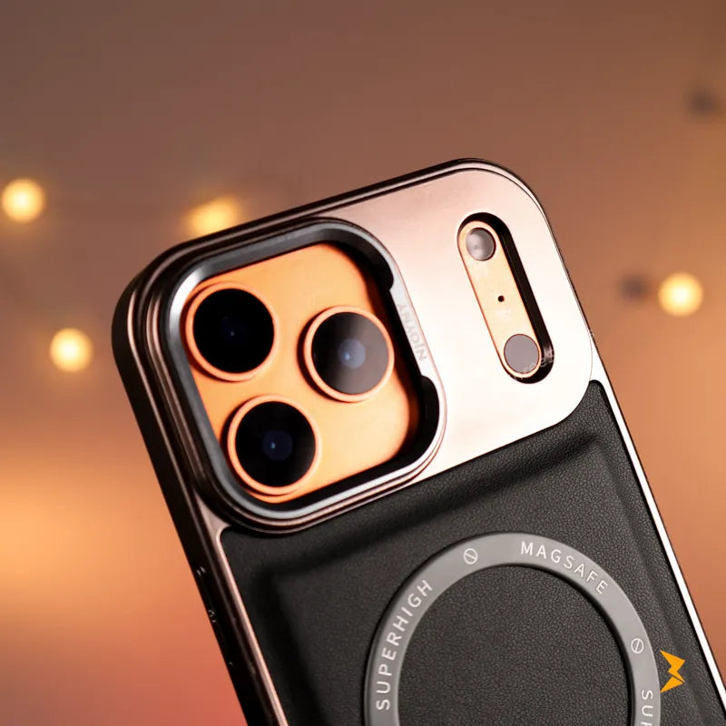 NJOYNY Leather Magsafe Case iPhone 17 Pro Max