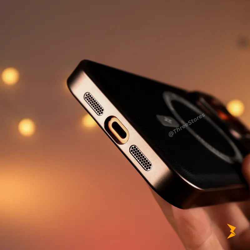 NJOYNY Leather Magsafe Case iPhone 17 Pro Max