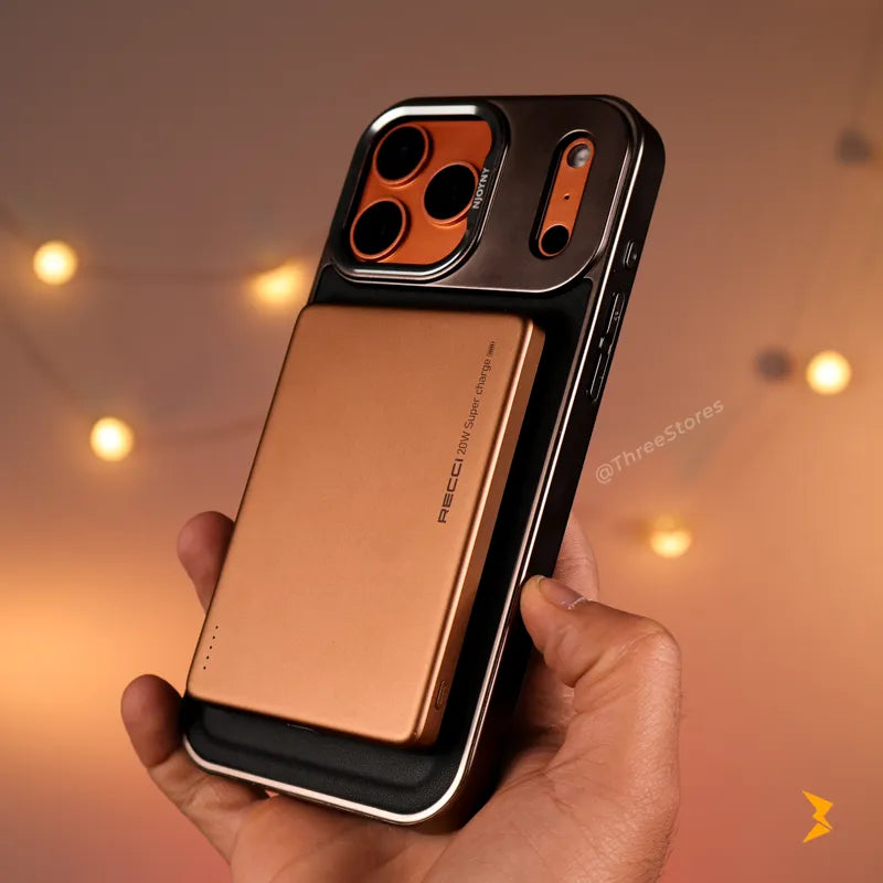 NJOYNY Leather Magsafe Case iPhone 17 Pro