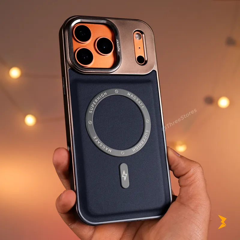 NJOYNY Leather Magsafe Case iPhone 17 Pro Max