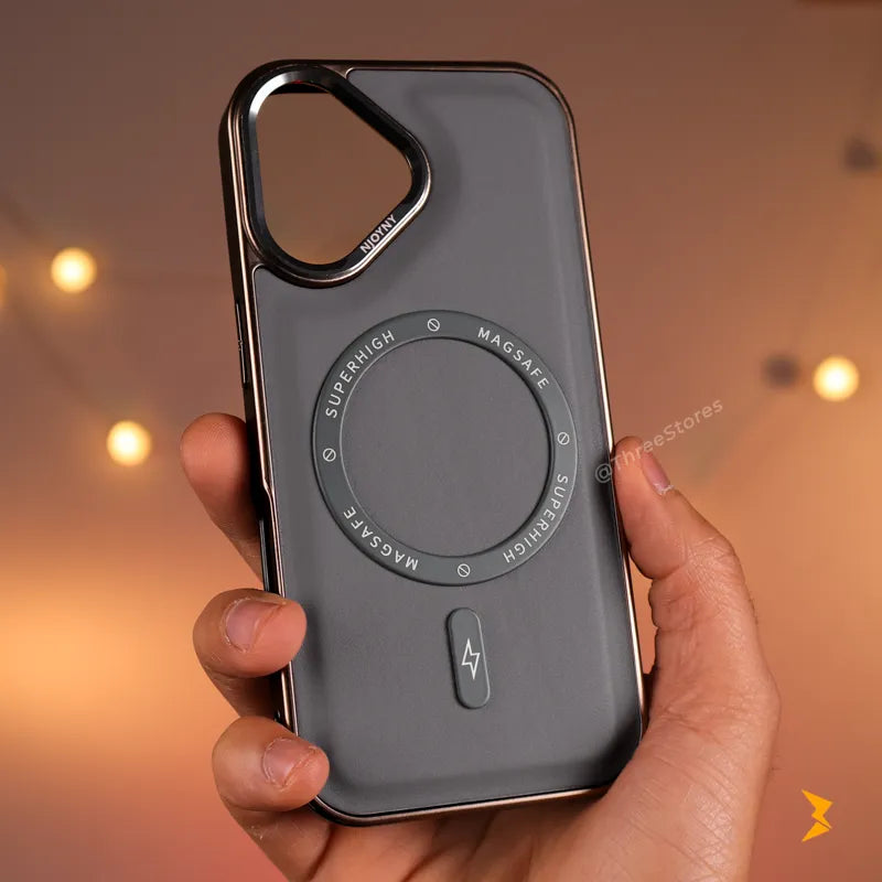 NJOYNY Leather Magsafe Case iPhone 17