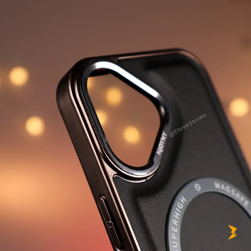 NJOYNY Leather Magsafe Case iPhone 17