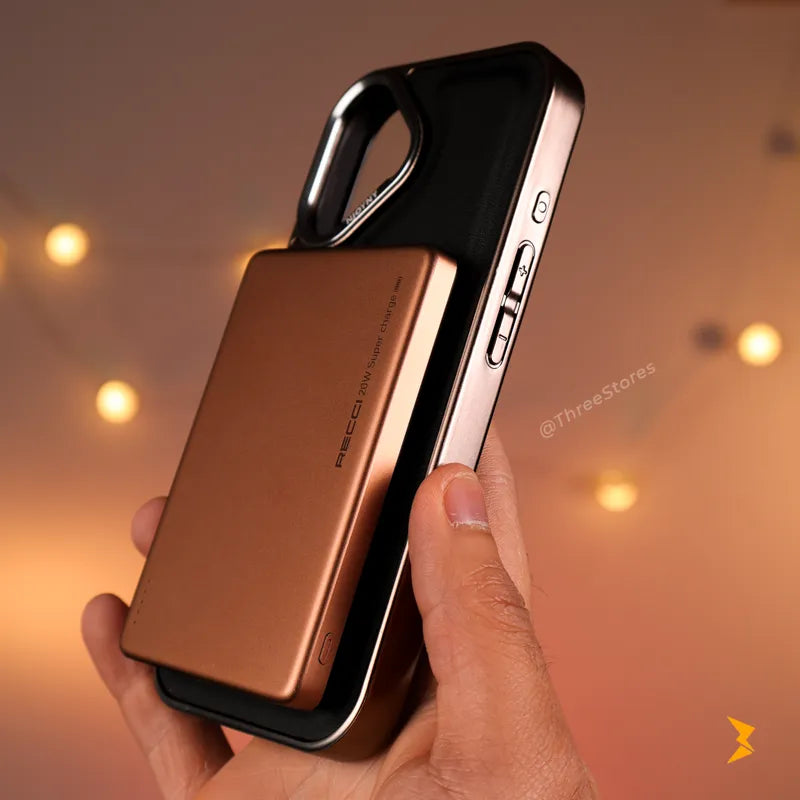 NJOYNY Leather Magsafe Case iPhone 17