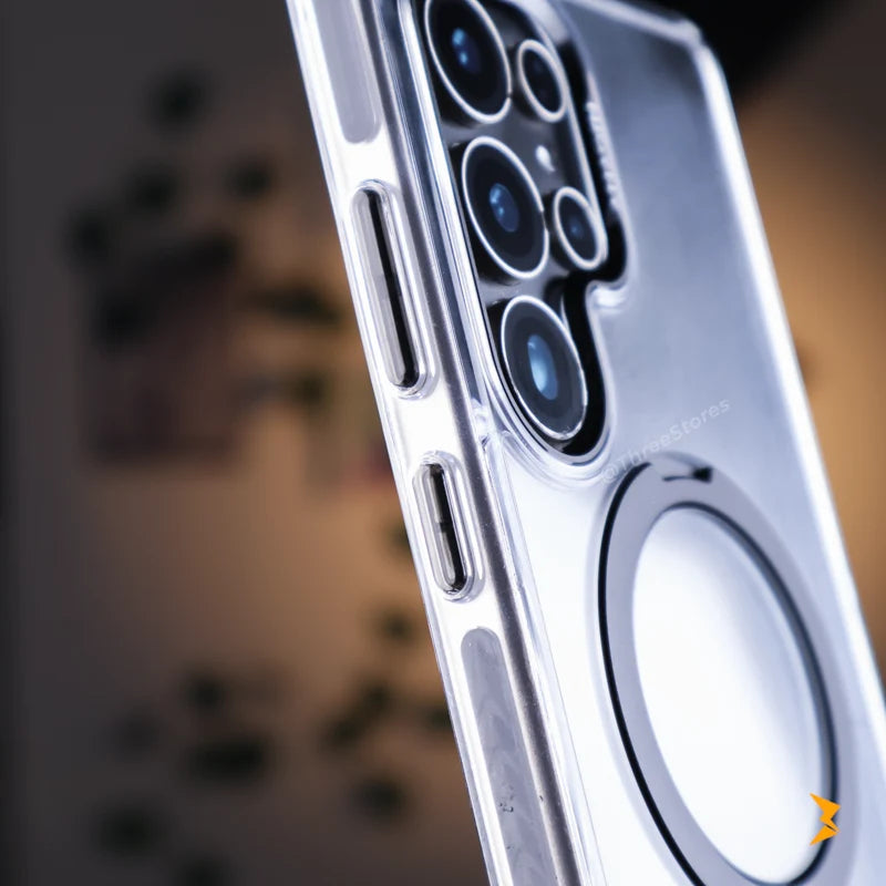 NJOYNY Transparent Magsafe Case Samsung S25 Ultra