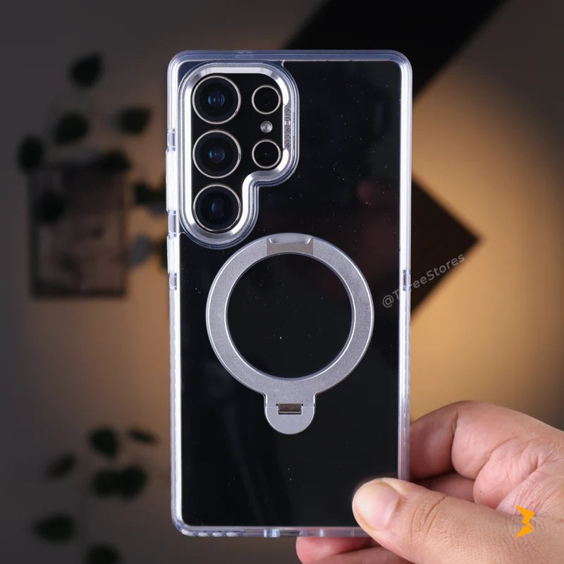 NJOYNY Transparent Magsafe Case Samsung S25 Ultra