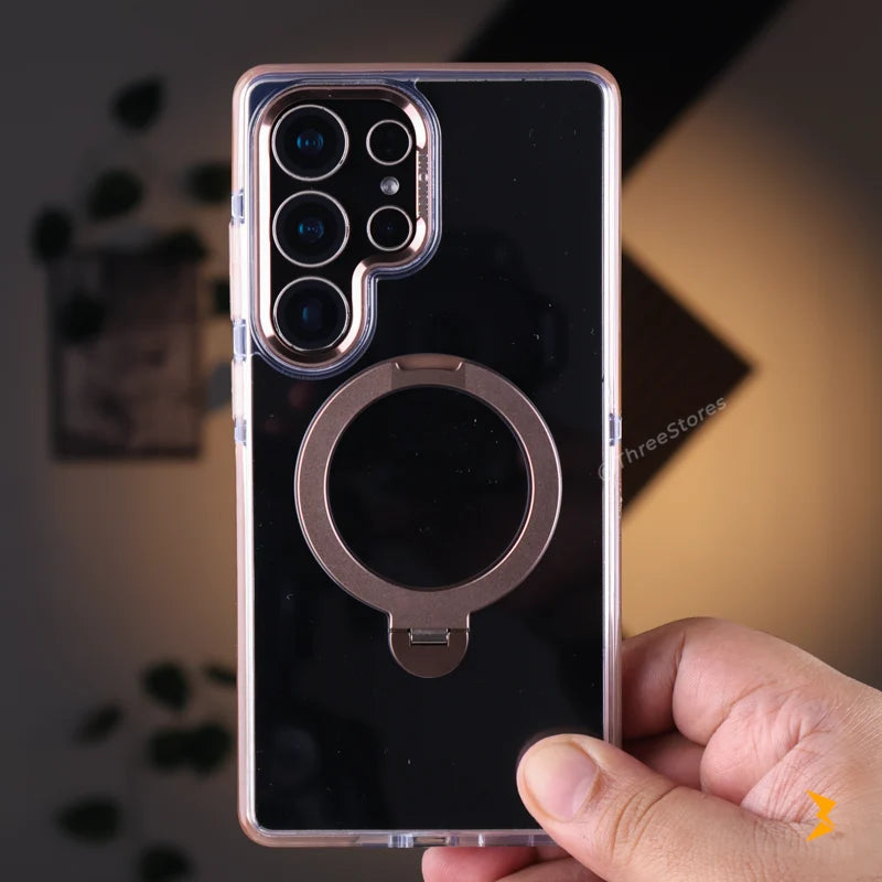 NJOYNY Transparent Magsafe Case Samsung S25 Ultra