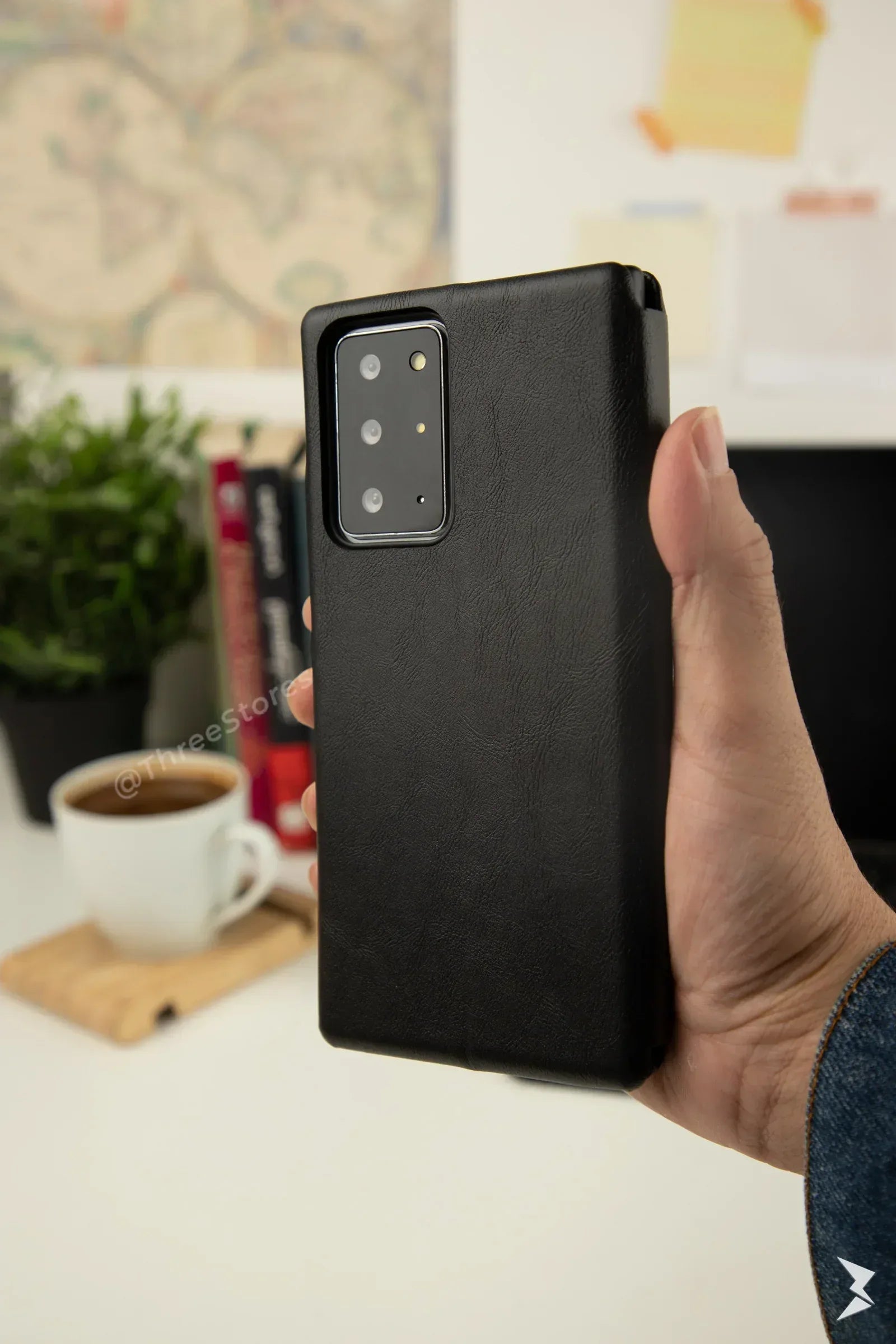 HDD Flip Wallet Leather Case Samsung Note 20 Ultra - Three