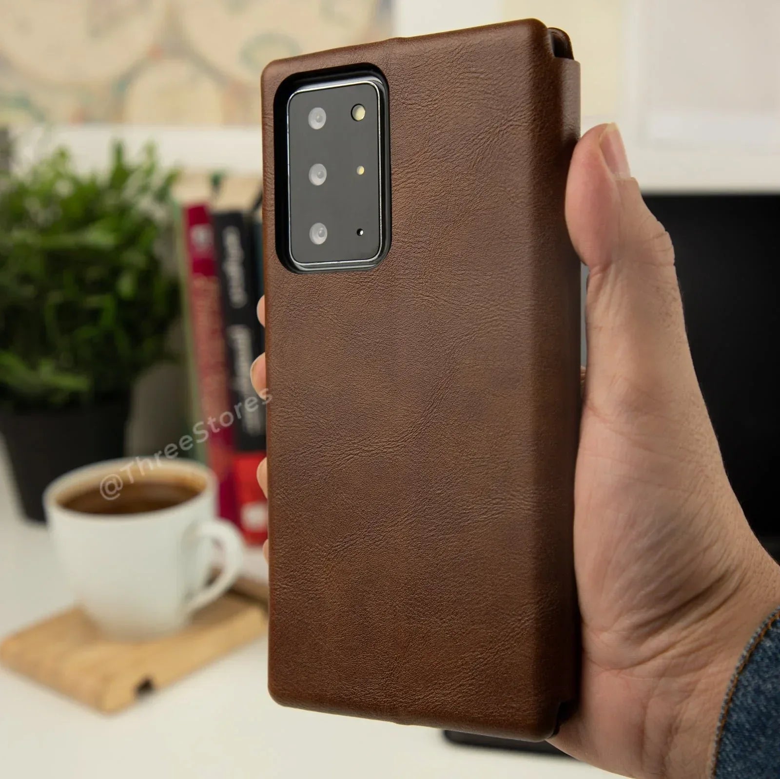 HDD Flip Wallet Leather Case Samsung Note 20 Ultra - Three