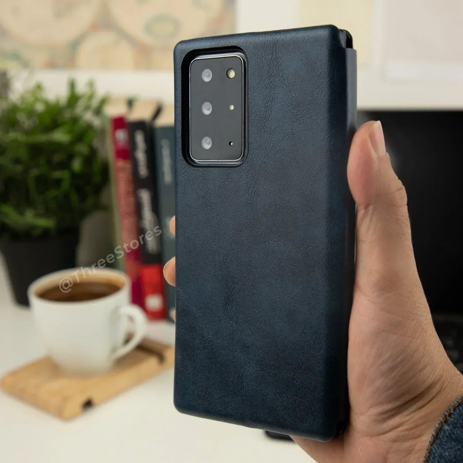 HDD Flip Wallet Leather Case Samsung Note 20 Ultra - Three