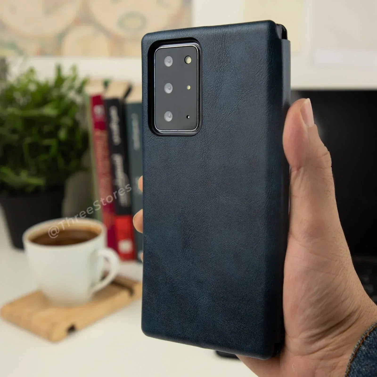 HDD Flip Wallet Leather Case Samsung Note 20 Ultra - Three