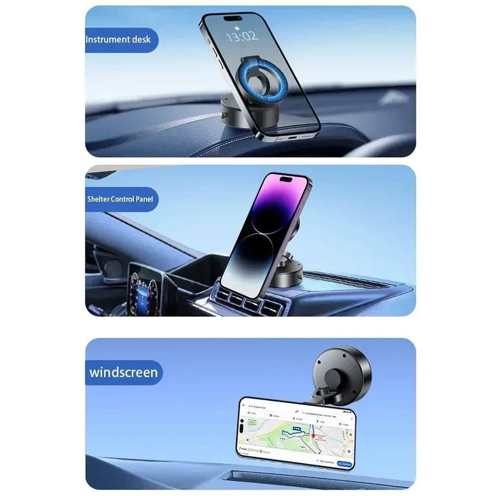 Naidun 360° Vacuum Magnetic Phone Stand - Three