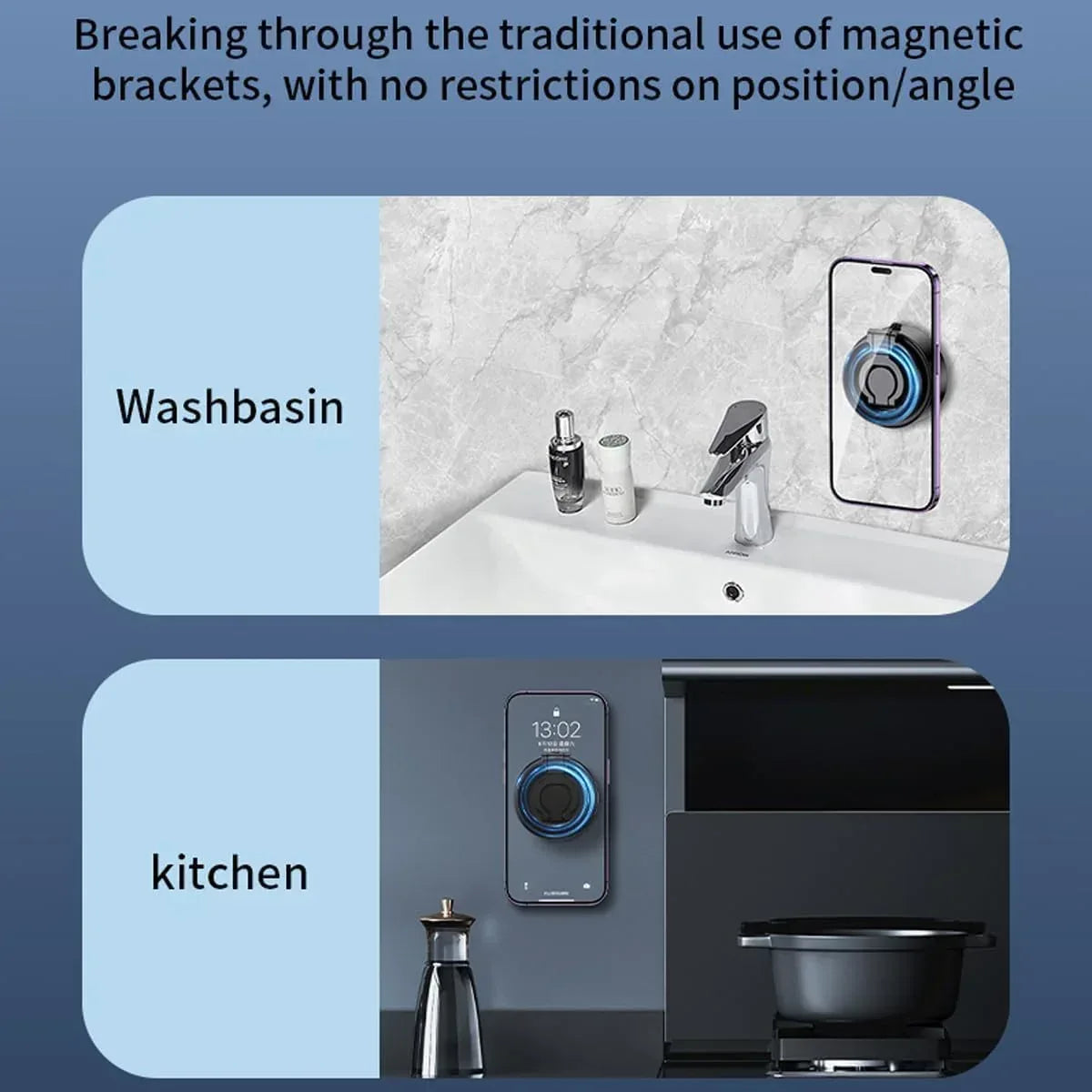 Naidun 360° Vacuum Magnetic Phone Stand - Three