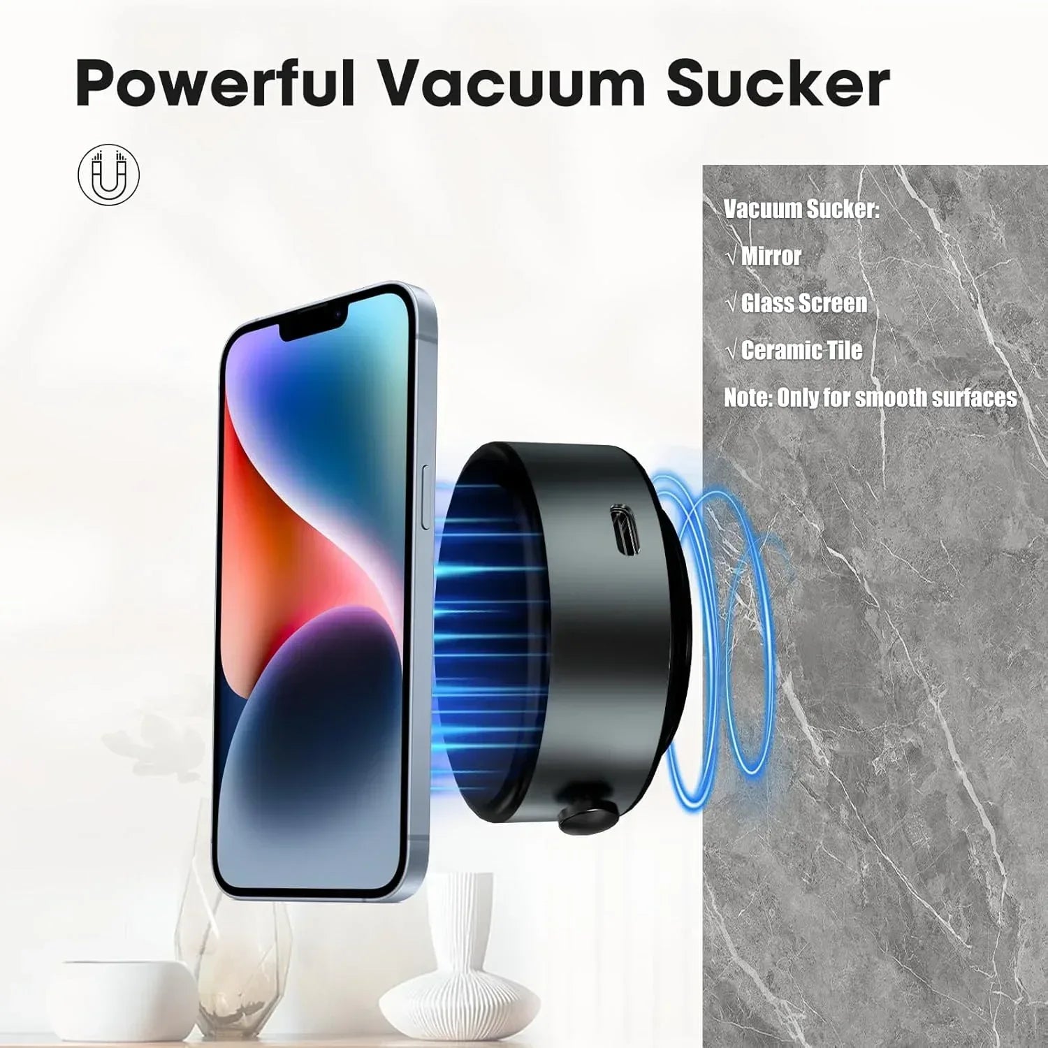 Naidun Double sided Magnetic Phone Stand - Three