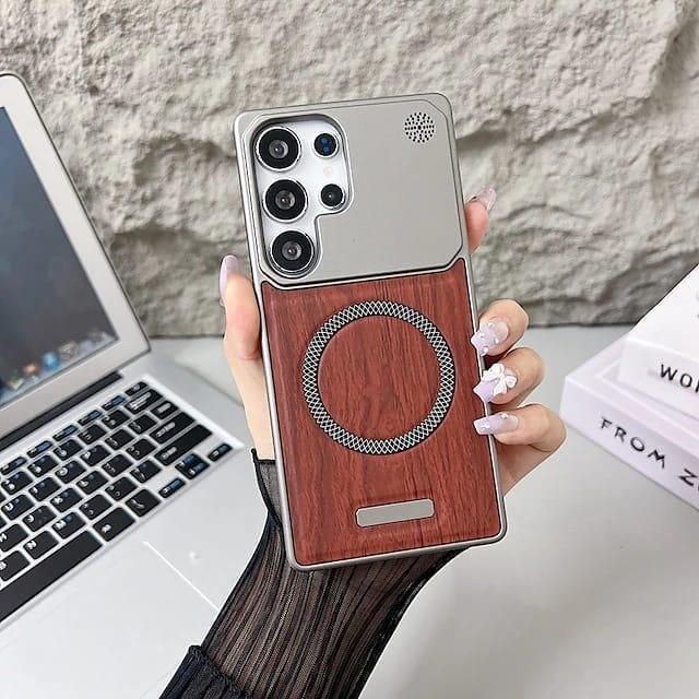 Nexar Wood Magsafe Case Samsung S25 Ultra - Three