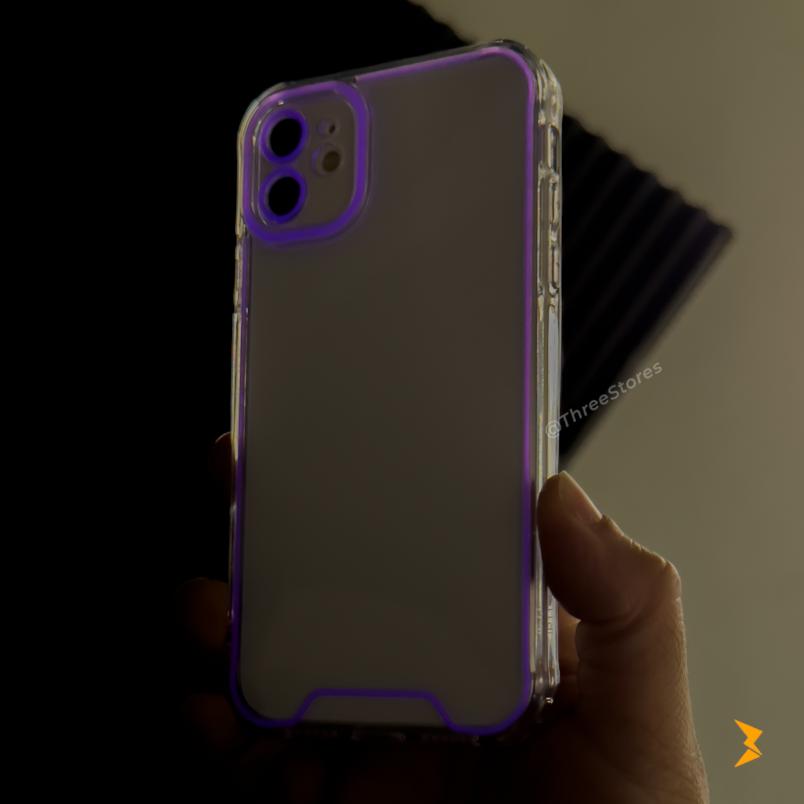 Night Light Neon Transparent Case iPhone 11
