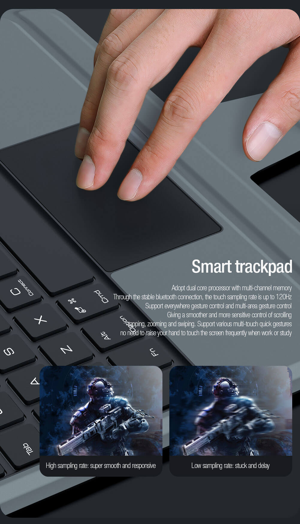 Nillkin Bumper Combo Backlit Keyboard Case for Apple iPad 11 A16 (2025), Apple iPad 10, iPad 10.9 (2022)