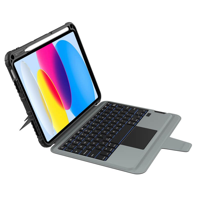 Nillkin Bumper Combo Backlit Keyboard Case for Apple iPad 11 A16 (2025), Apple iPad 10, iPad 10.9 (2022)