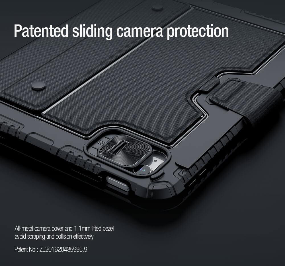 Nillkin Bumper Combo Backlit Keyboard Case for Apple iPad 11 A16 (2025), Apple iPad 10, iPad 10.9 (2022) - Three