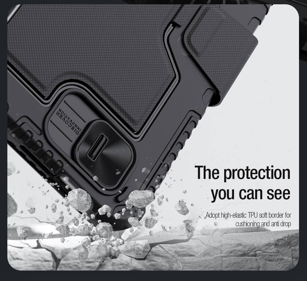 Nillkin Bumper Combo Backlit Keyboard Case for Apple iPad 11 A16 (2025), Apple iPad 10, iPad 10.9 (2022) - Three