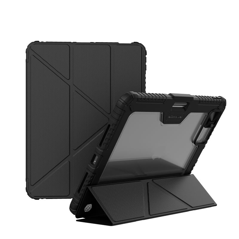 Nillkin Bumper Leather Cover Case Multi-angle Folding Style For & iPad Pro 13 (2025) iPad Air 13 (2025) & iPad Pro 13 (2024)