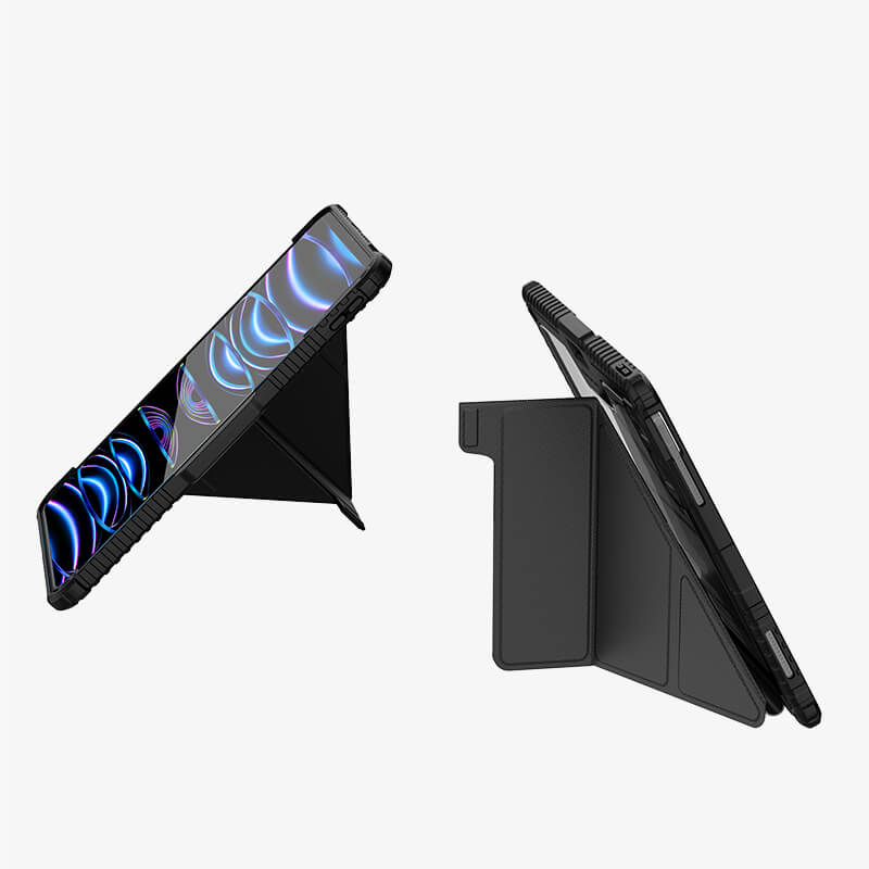 Nillkin Bumper Leather Cover Case Multi-angle Folding Style For & iPad Pro 13 (2025) iPad Air 13 (2025) & iPad Pro 13 (2024)