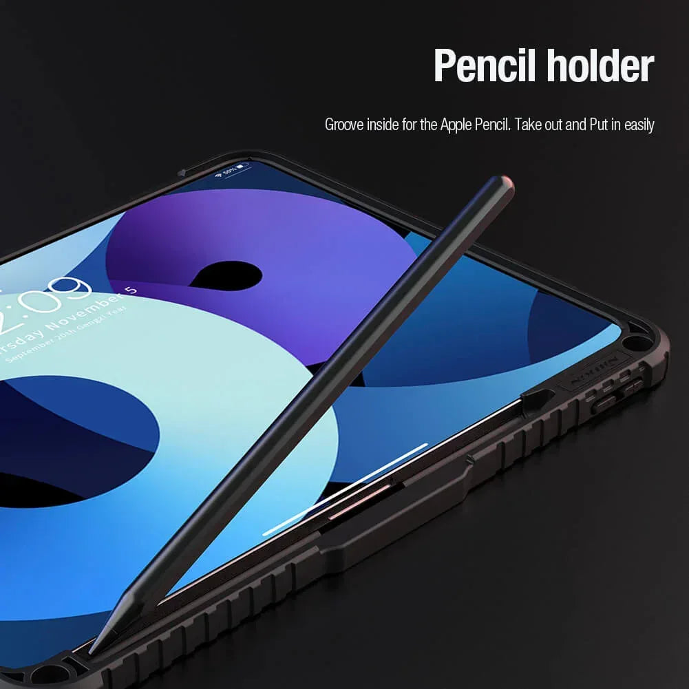 Nillkin Bumper Leather cover case Pro Multi-angle folding style for Apple iPad Pro 11 (2025), Apple iPad Pro 11 (2024) - Three