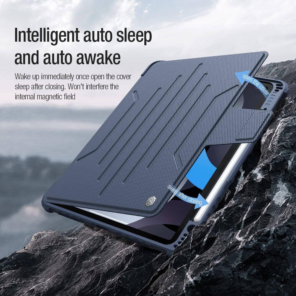 Nillkin Bumper SnapSafe Magnetic Case for Apple iPad 10.2 (2019), iPad 10.2 (2020), iPad 10.2 (2021) - Three