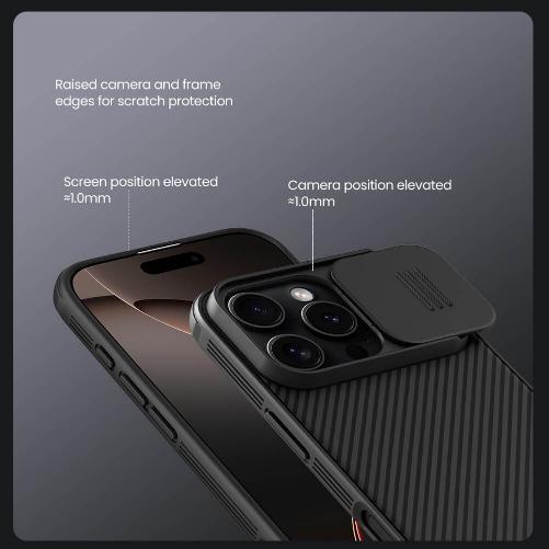 Nillkin CamShield Case iPhone 16 Pro Max - Three