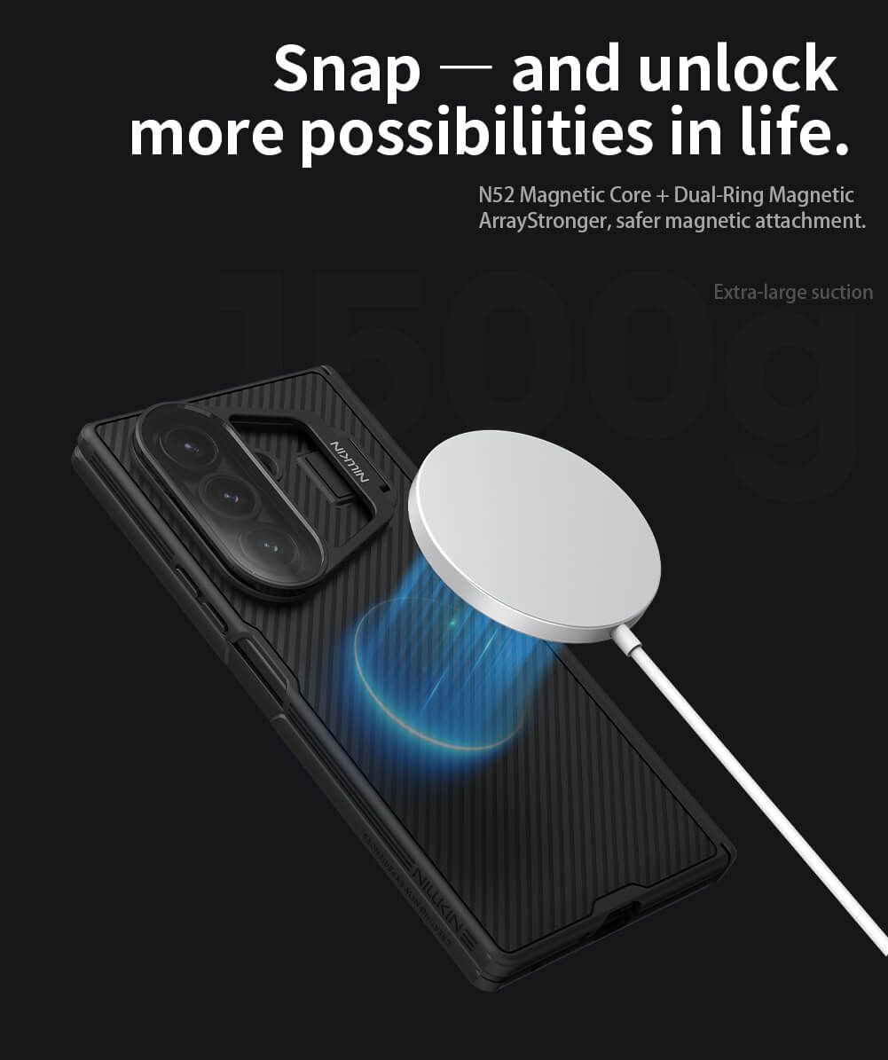 Nillkin Camshield Prop Magnetic Transparent Lens Case Samsung Z Fold 7