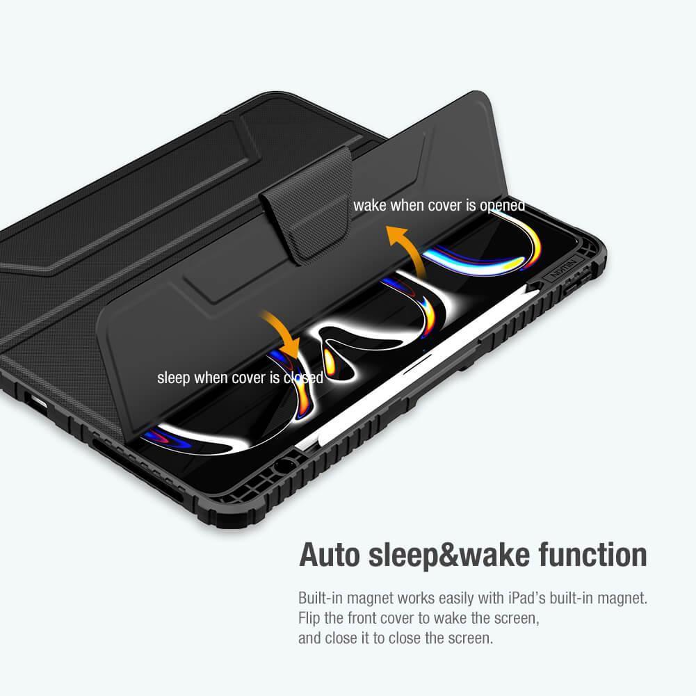 Nillkin Leather cover iPad Air 13/iPad Pro 12.9 2020/2021/2022 - Three