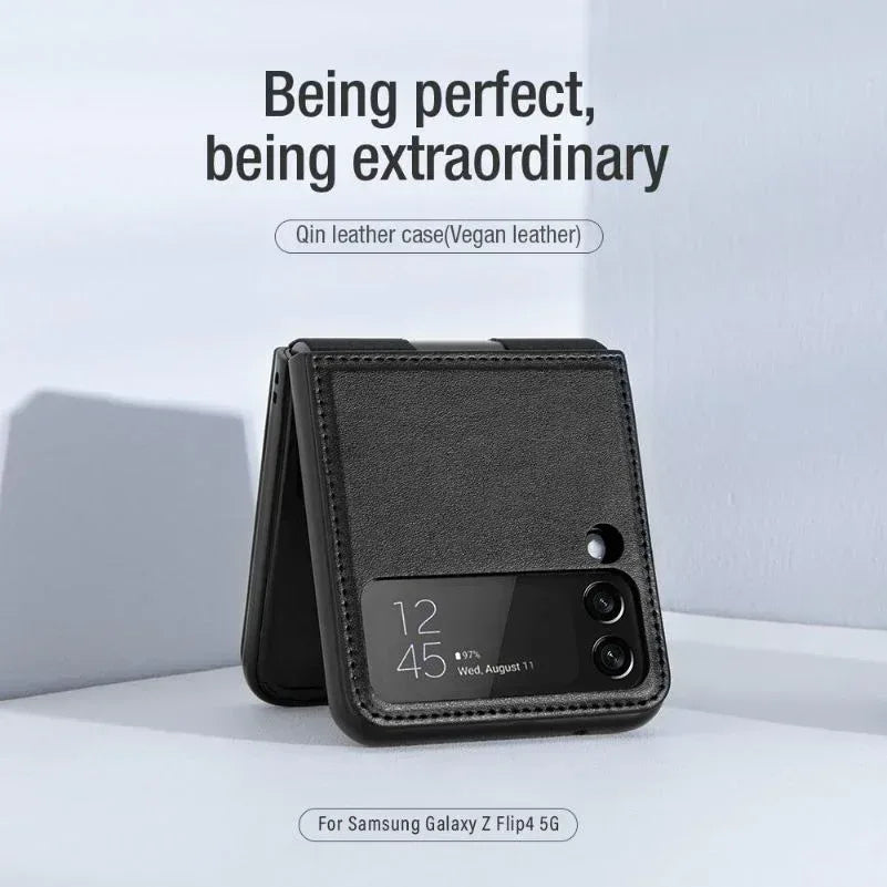 Nillkin Qin leather Case Samsung Z Flip 3 - Three