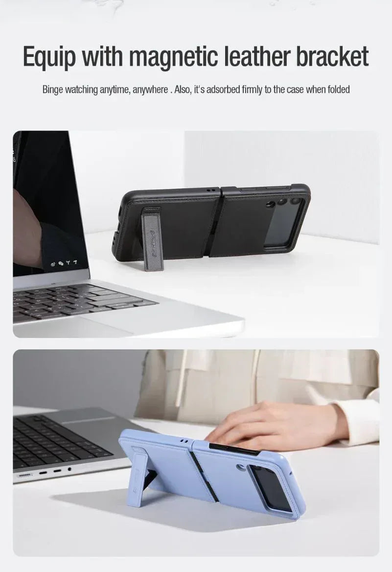 Nillkin Qin leather Case Samsung Z Flip 3 - Three