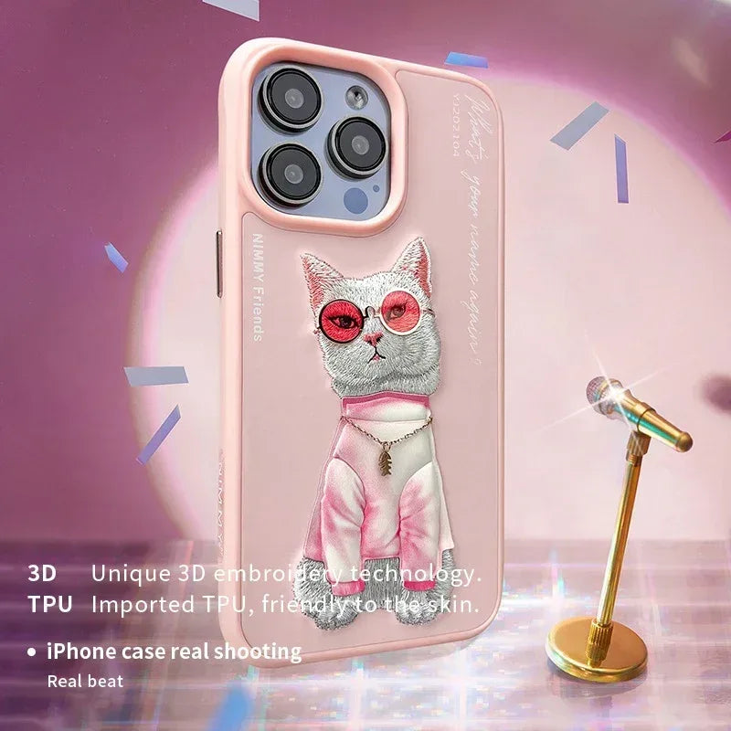 Nimmy 3D Chain Case iPhone 15 Pro Max - Three