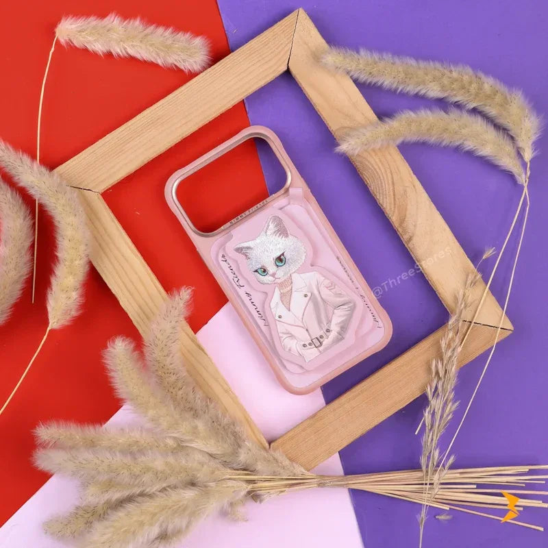 Nimmy Fashion Magsafe Wallet Stand Case iPhone 17 Pro Max - Three