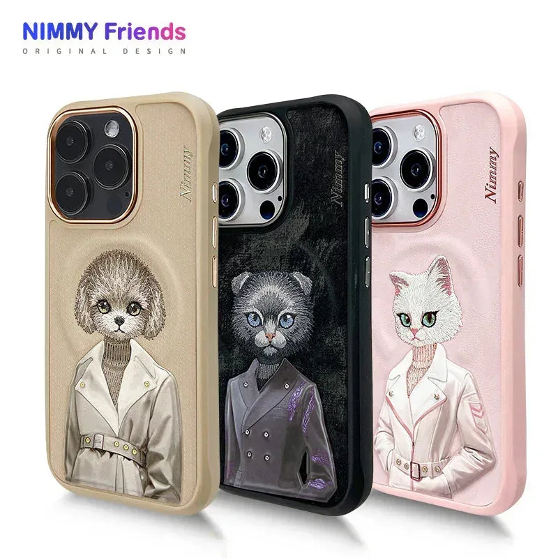 Nimmy Fashion Pets Case iPhone 16 Pro Max - Three
