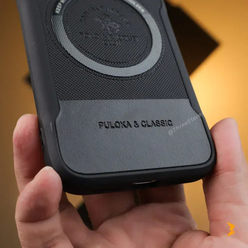 Noval Leather Stand Magsafe Case iPhone 11 - Three