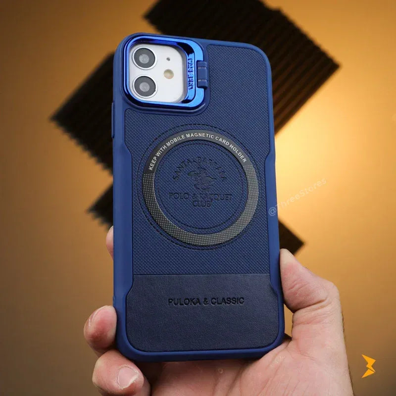 Noval Leather Stand Magsafe Case iPhone 11 - Three