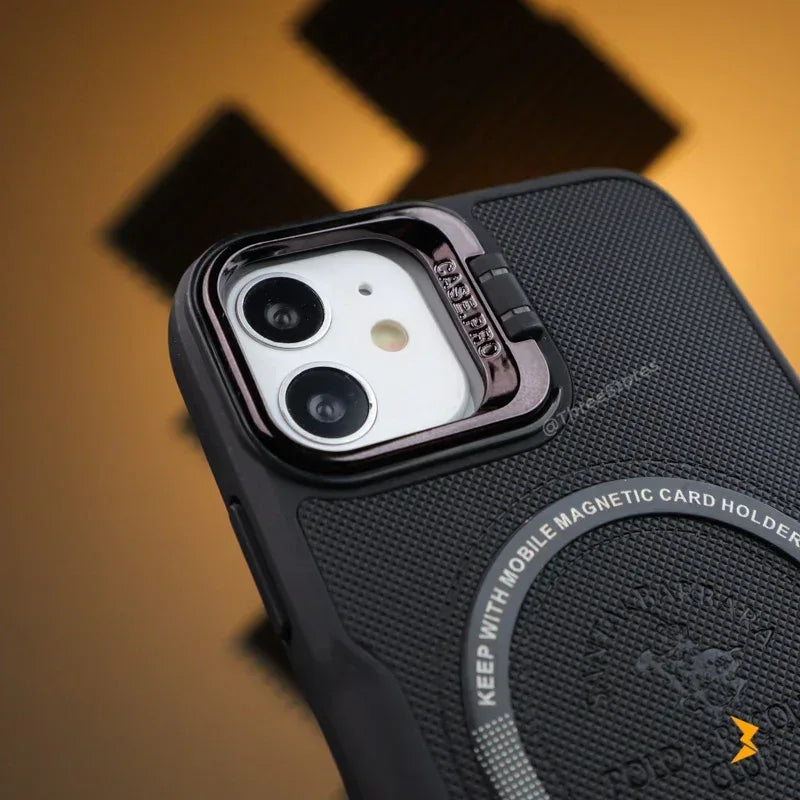 Noval Leather Stand Magsafe Case iPhone 11 - Three