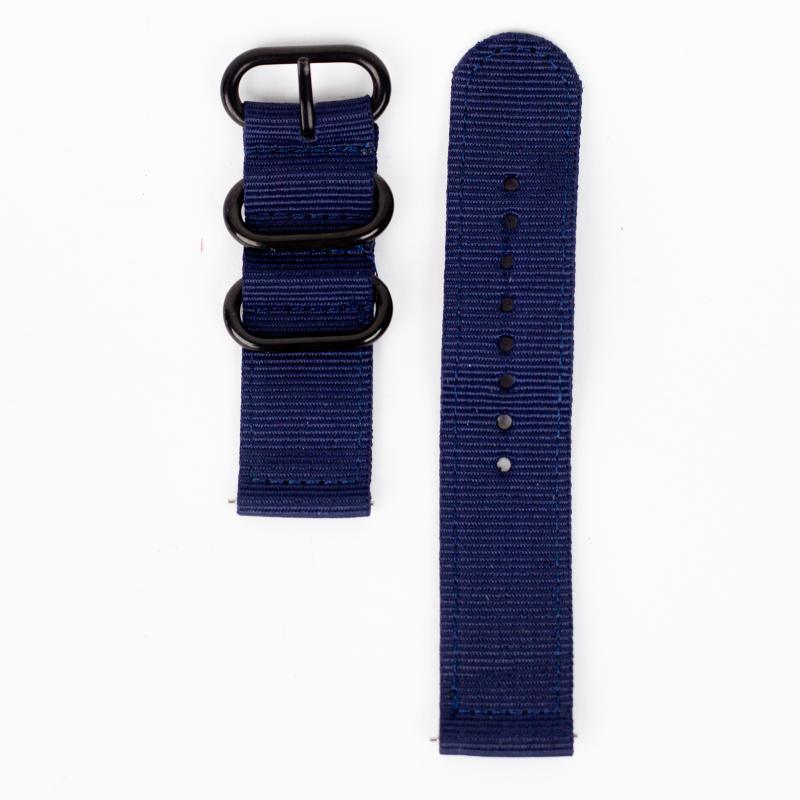 Nylon NATO Watch Band 22mm - Three