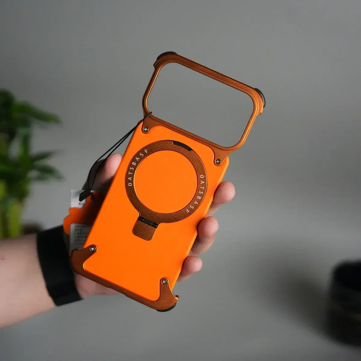Oatsbasf Rustic Stand Magsafe Case iPhone 17 Pro Max - Three