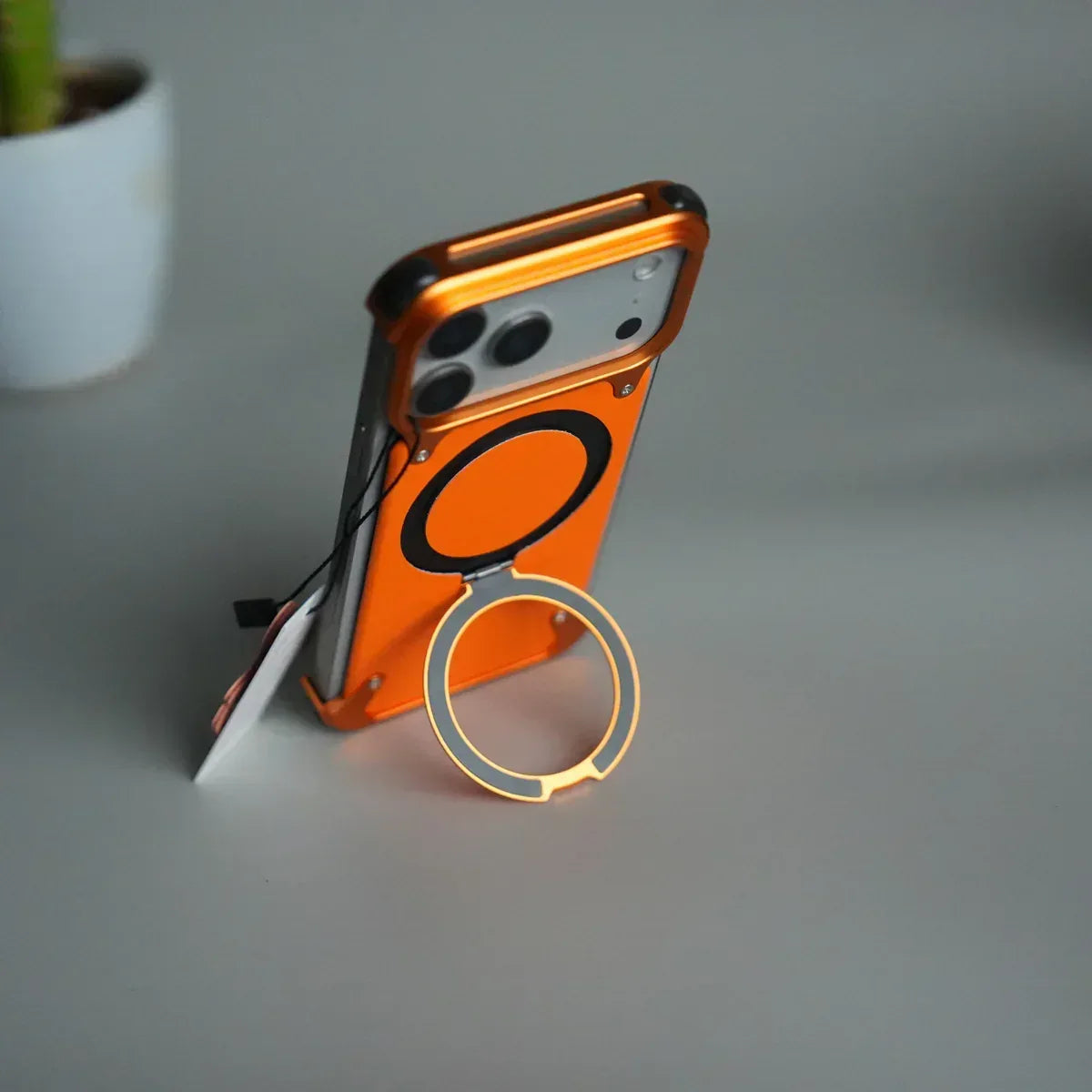 Oatsbasf Rustic Stand Magsafe Case iPhone 17 Pro Max - Three