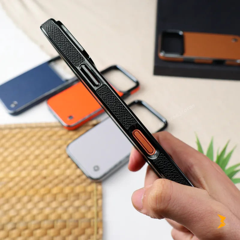 Obsidian Leather Case iPhone 17 Pro Max