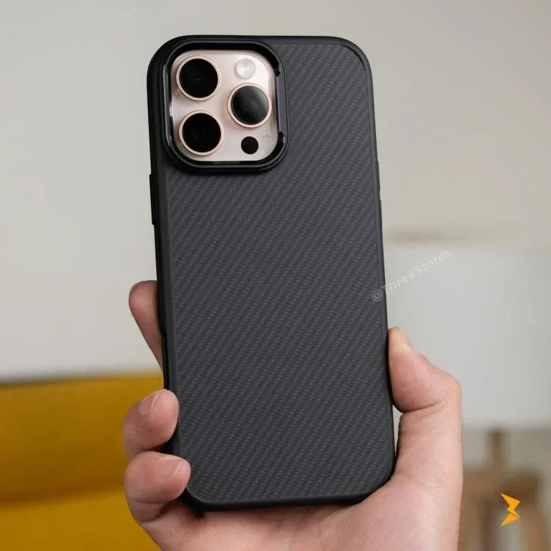 Onyx Carbon Fiber Case iPhone 16 Pro Max - Three