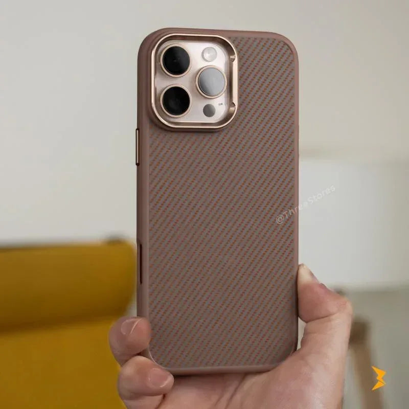 Onyx Carbon Fiber Case iPhone 16 Pro Max - Three