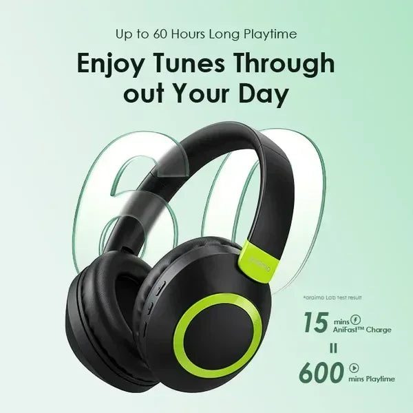 Oraimo BoomPop 2 ENC Over-Ear Wireless Headphones - Three