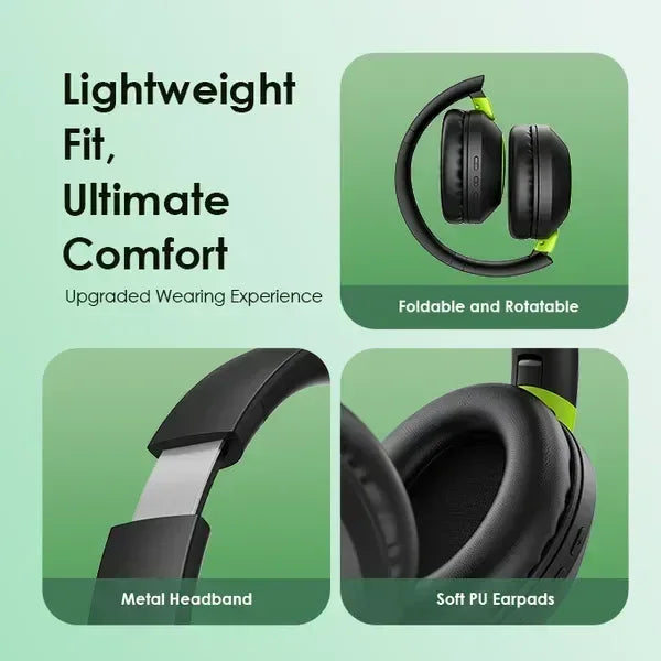 Oraimo BoomPop 2 ENC Over-Ear Wireless Headphones - Three